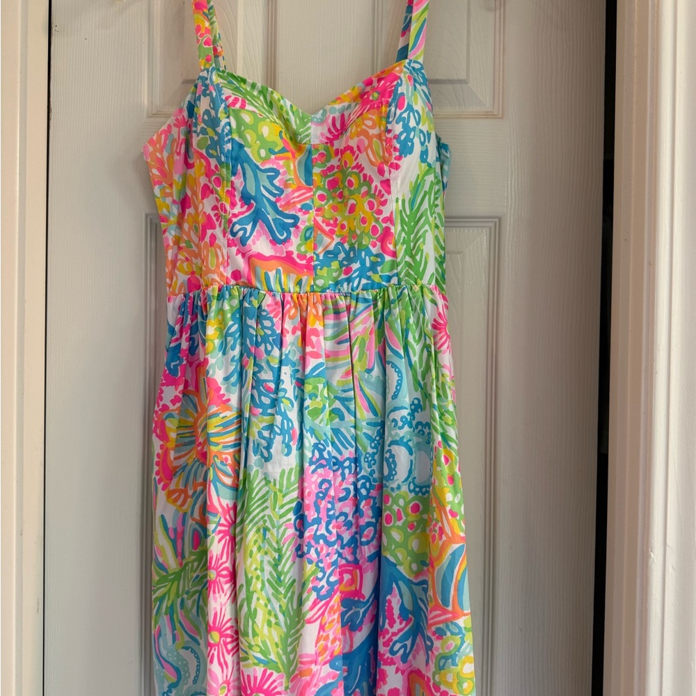 Lilly Pulitzer Pink and Blue Sundress